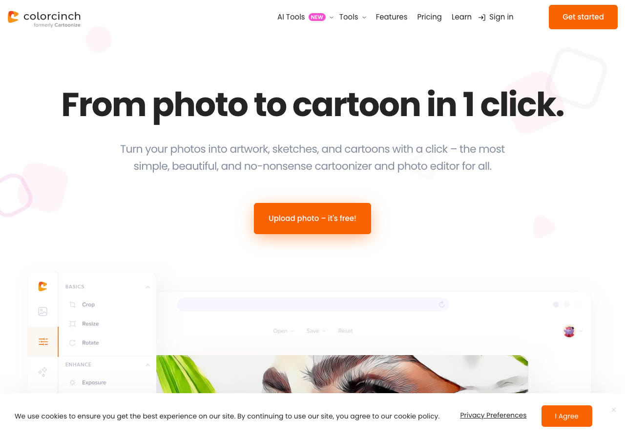 Cartoonize.net - Create Cartoon Avatar Online Free