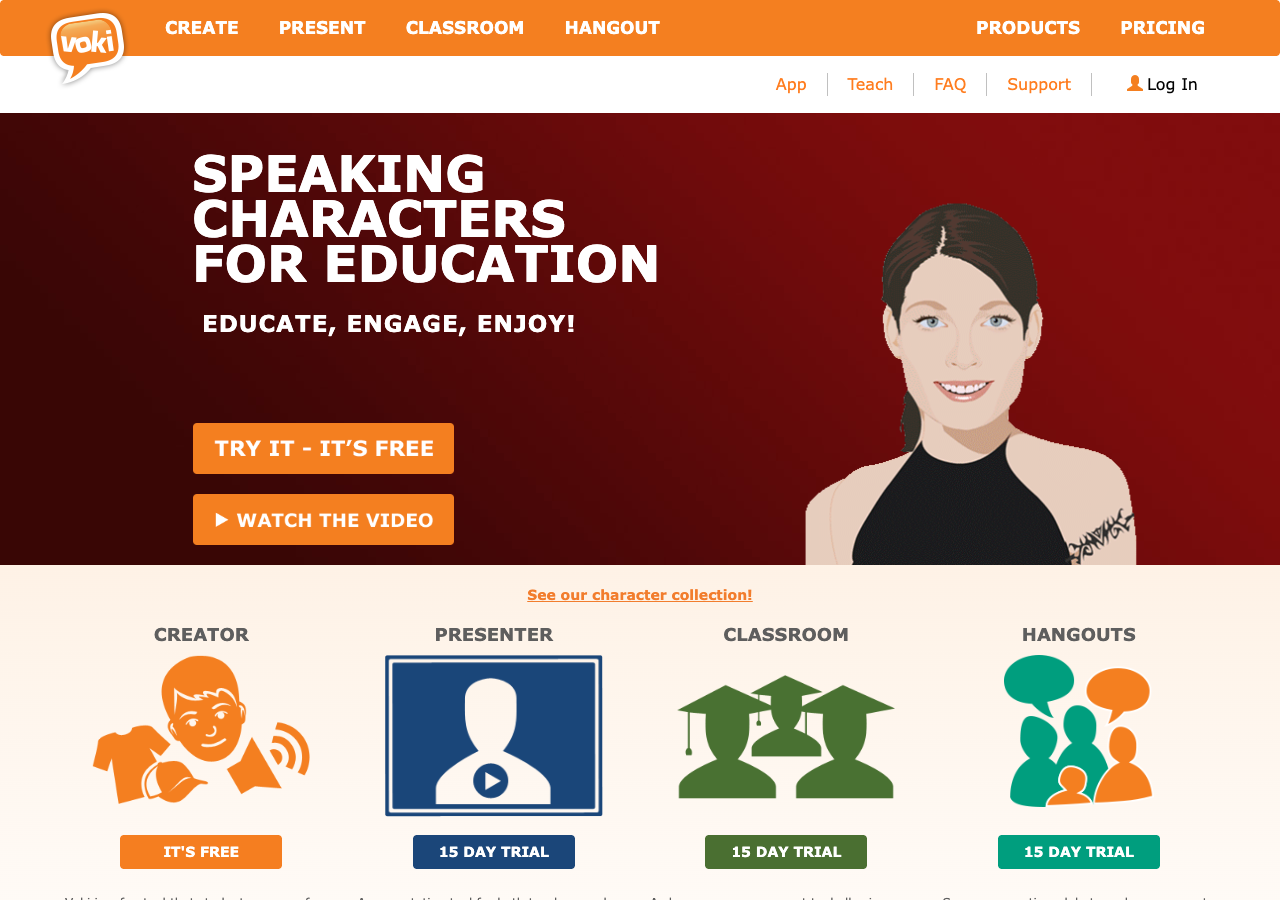 Voki - Create Avatar Online for Classroom