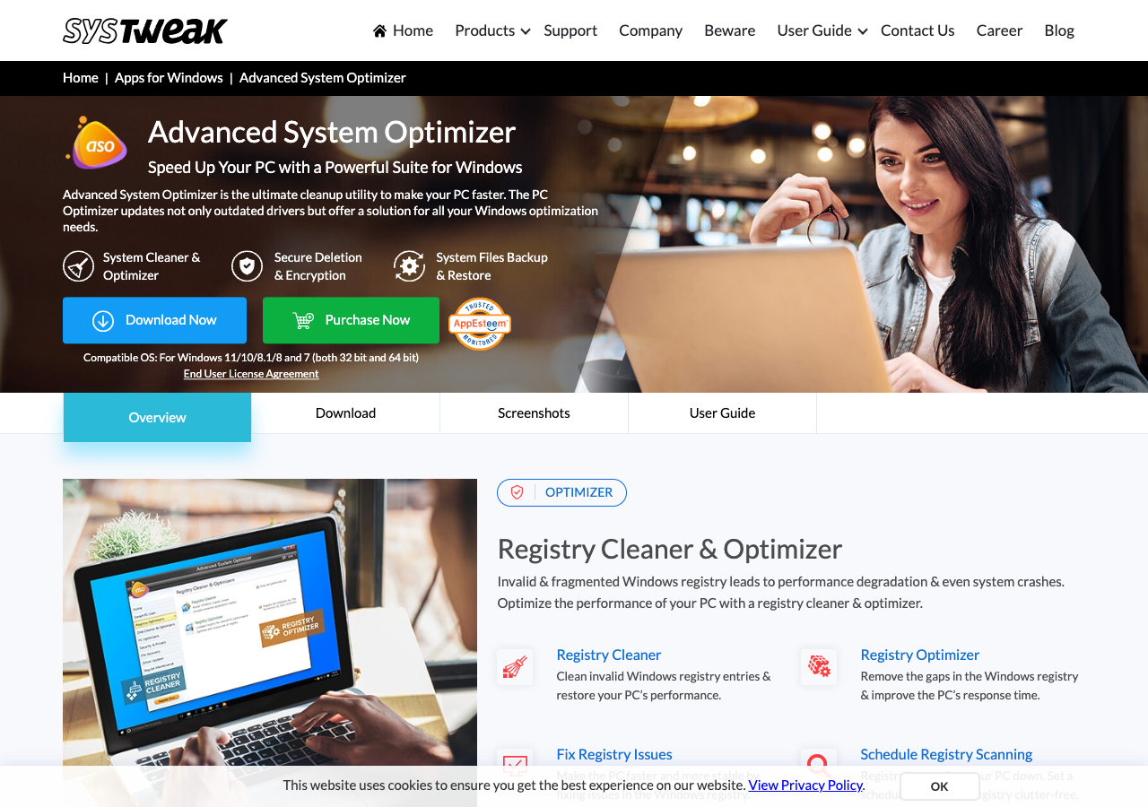 Advanced System Optimizer - CCleaner alternative