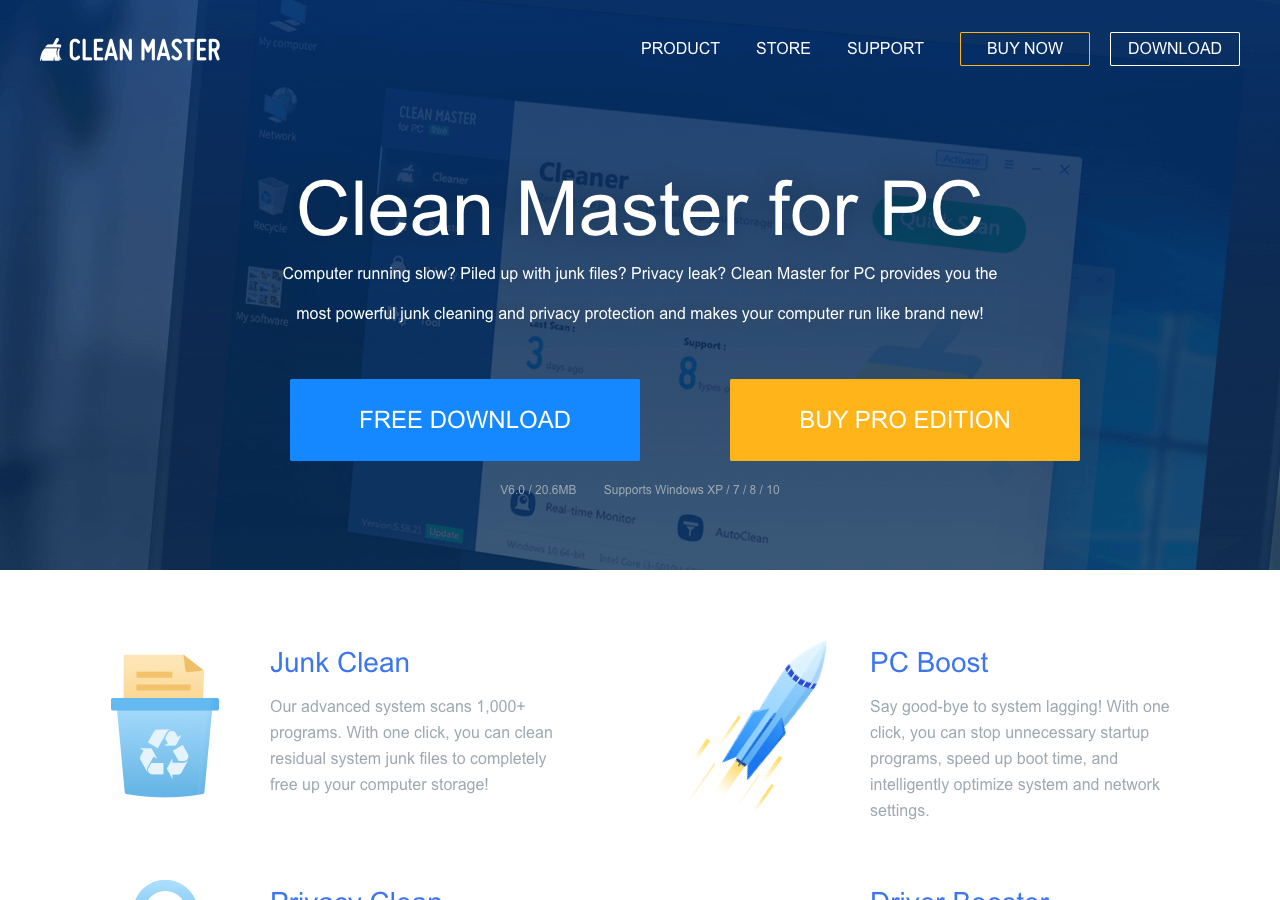 Clean Master for PC - Best Ccleaner alternatives