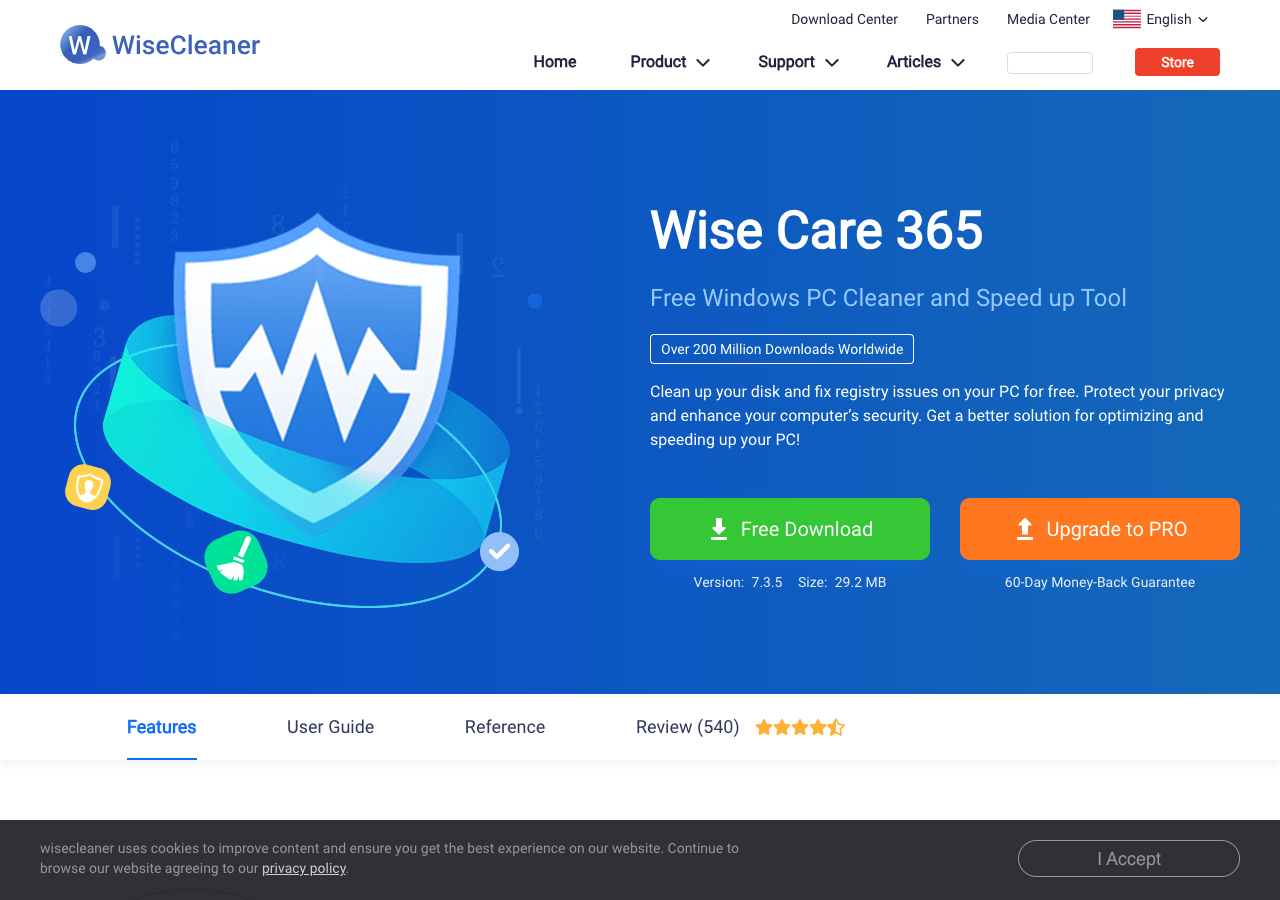 Wise Care 365 - CCleaner Alternatives