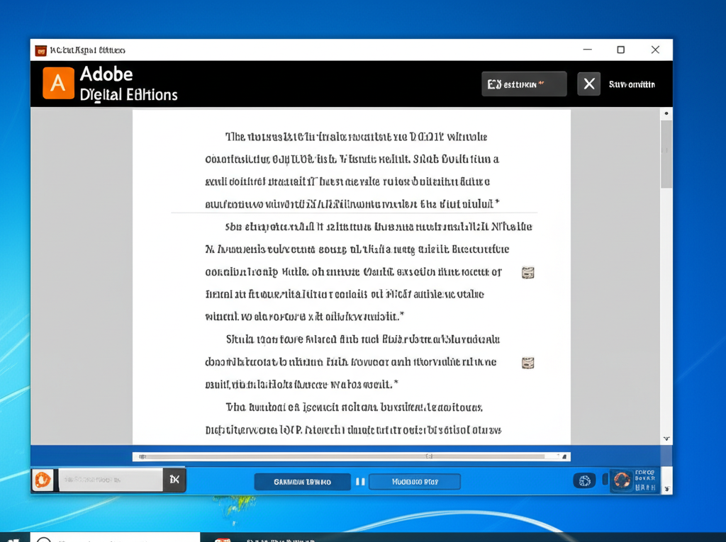 Adobe Digital Editions - Best epub reader for windows