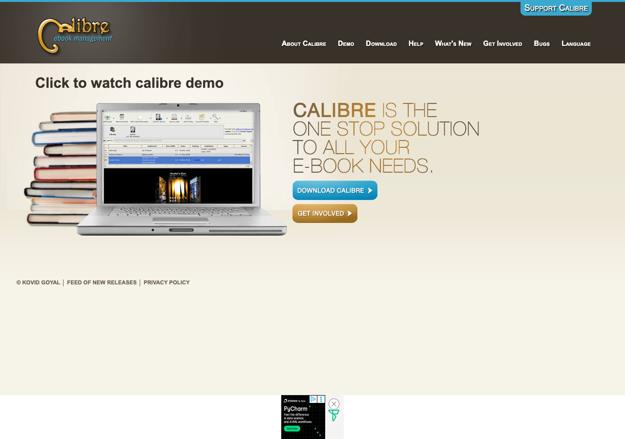 Caliber - Best Epub reader