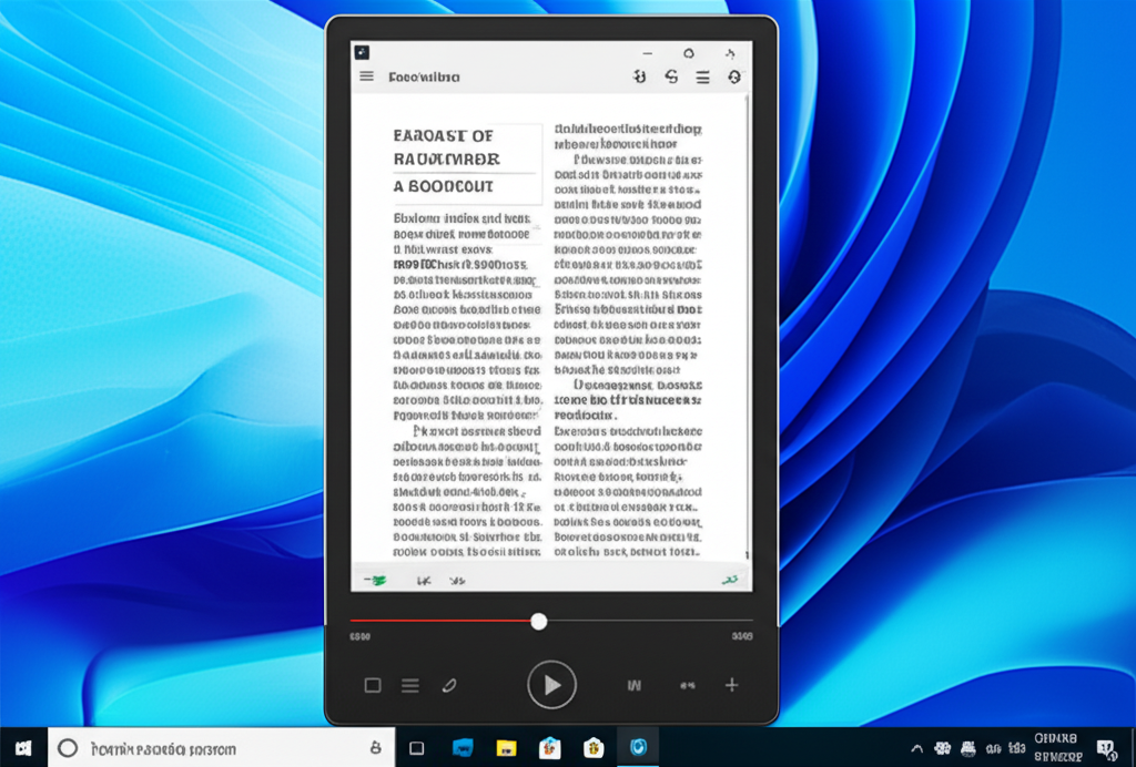 Reader for PC by Sony - Best Epub reader for windows