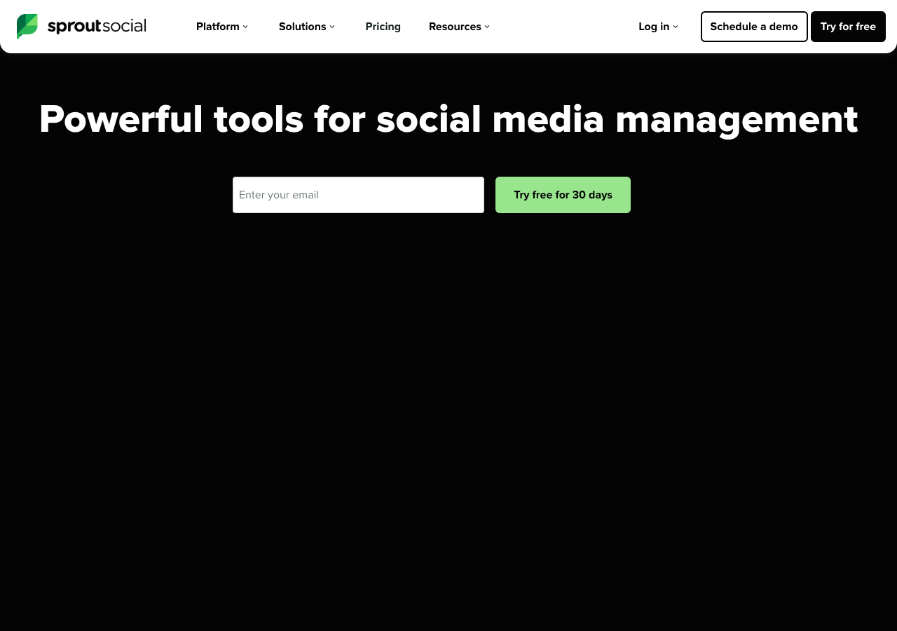 Sprout social Free Instagram Marketing Tool and Software