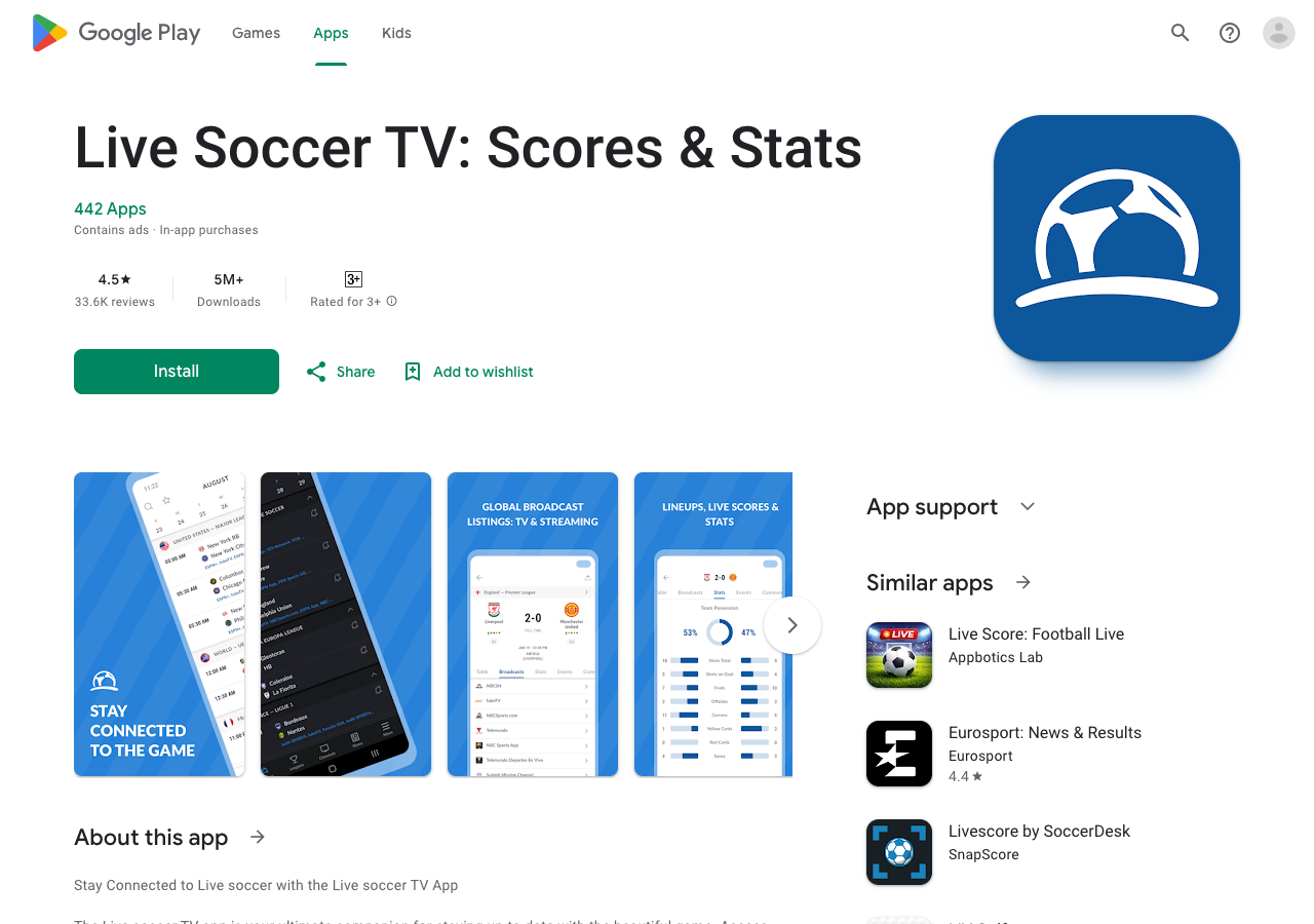 Live Soccer TV - Stream Sports Online