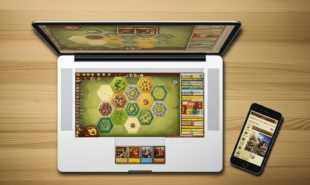 Settlers of Catan online board game