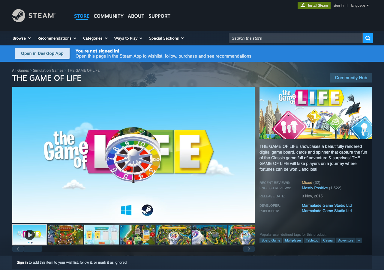 The Game of Life Online