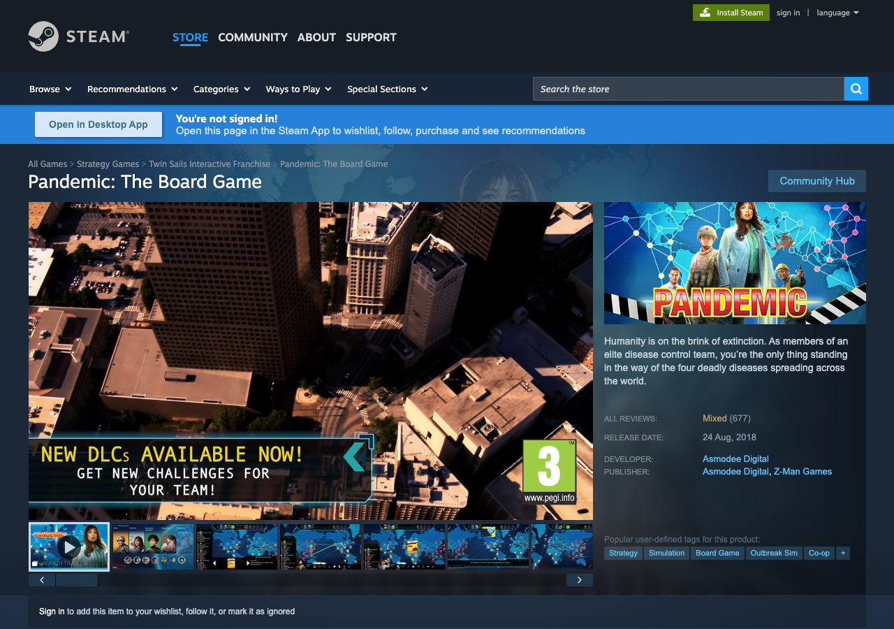 pandemic online board game