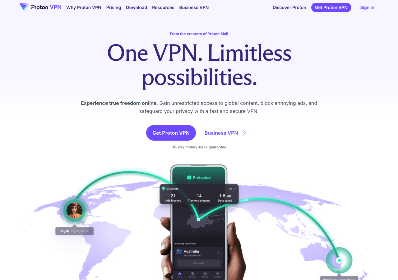ProtonVPN Free - Best VPN