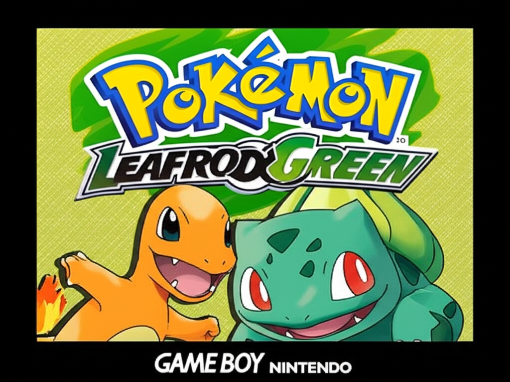 Pokemon FireRed and LeafGreen - best gba game rom