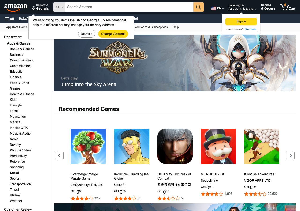 Amazon App Store