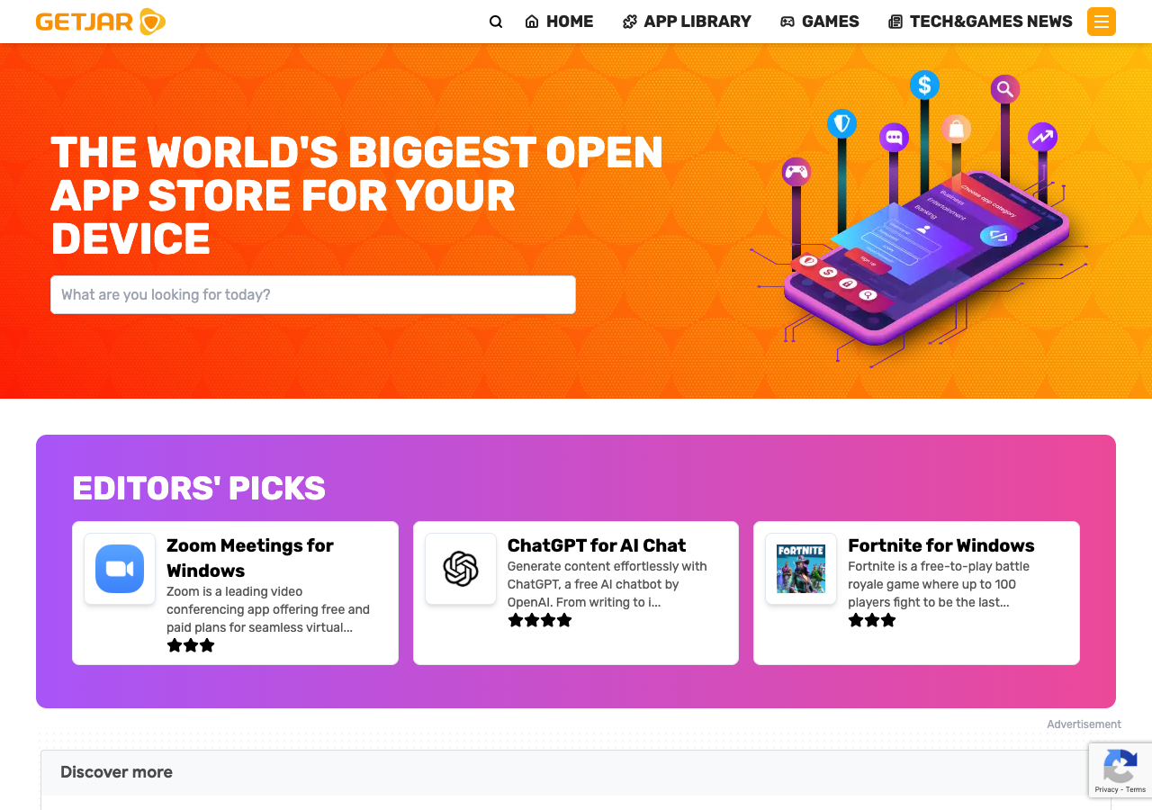 GetJar - Play Store Alternative