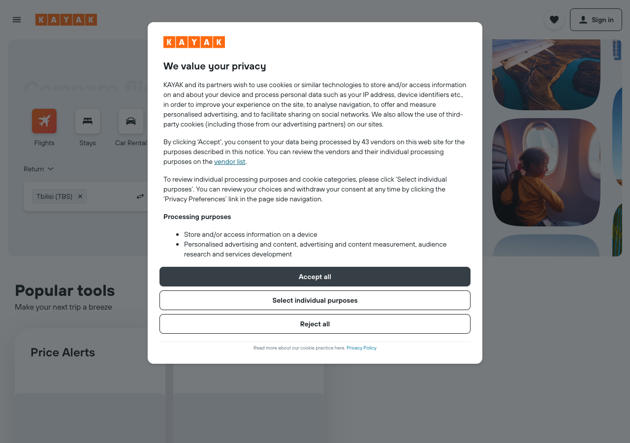 Kayak - Best Google Trips Alternatives
