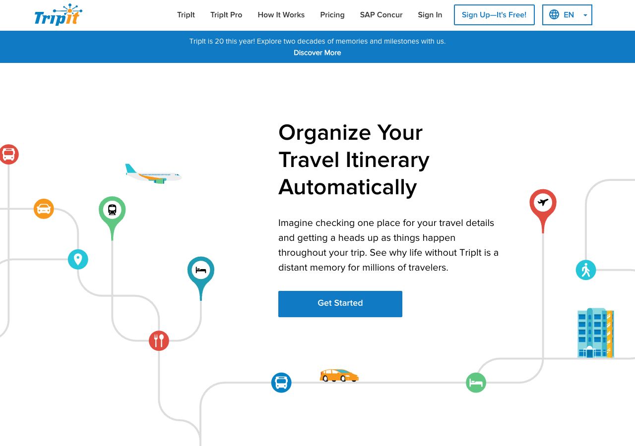 TripIt - Best Google Trips Alternative