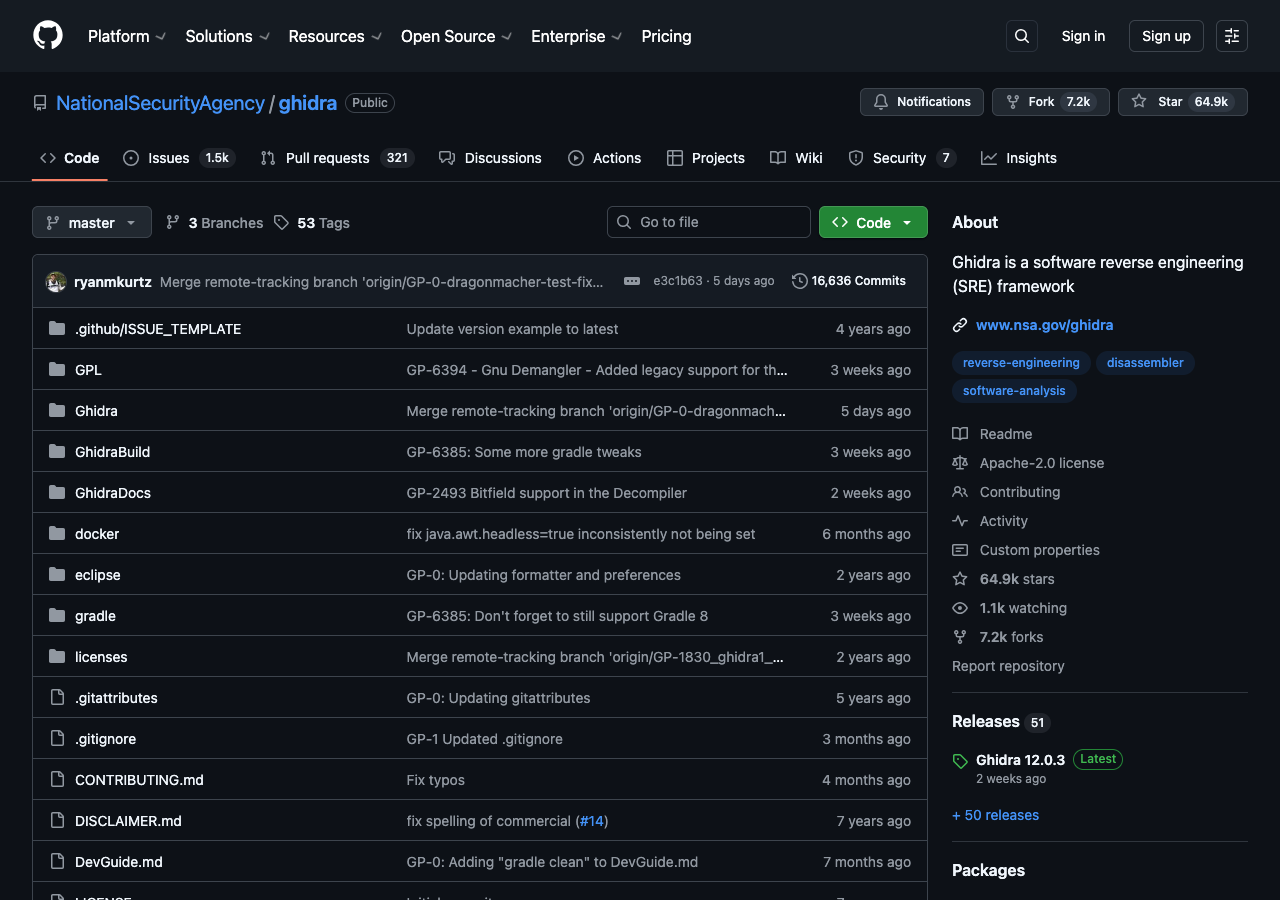 Ghidra - Best hacking tool and software for windows