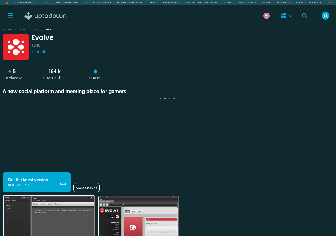 Evolve - Best hamachi alternatives