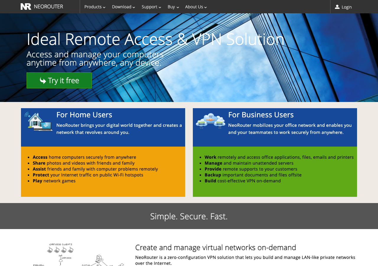 NeoRouter - best alternative to hamachi vpn