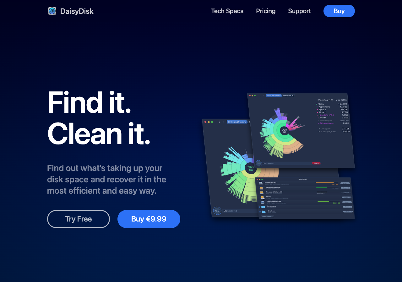 DaisyDisk - Best Paid Mac Cleaner