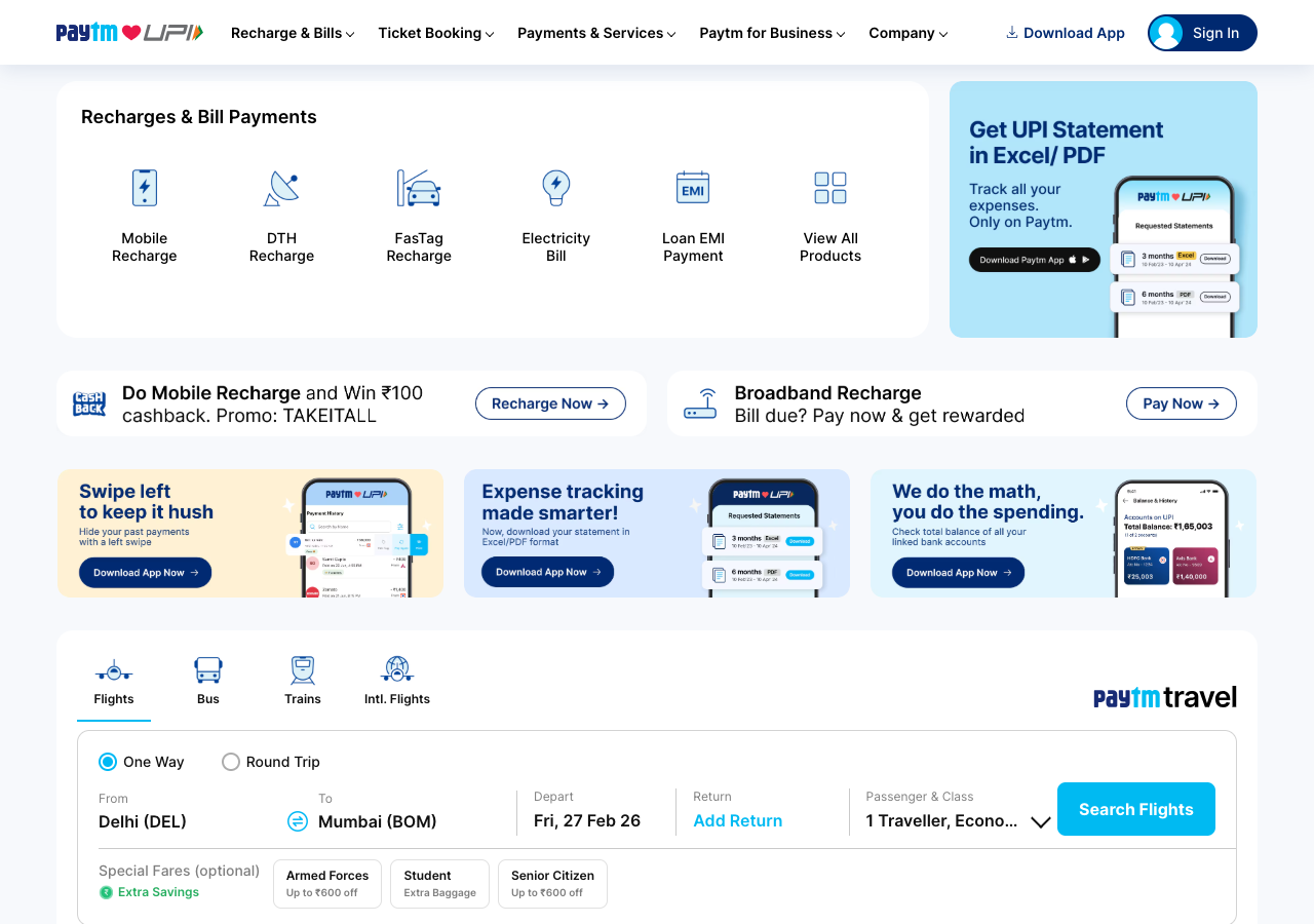 Paypal Alternative for freelancers - Paytm