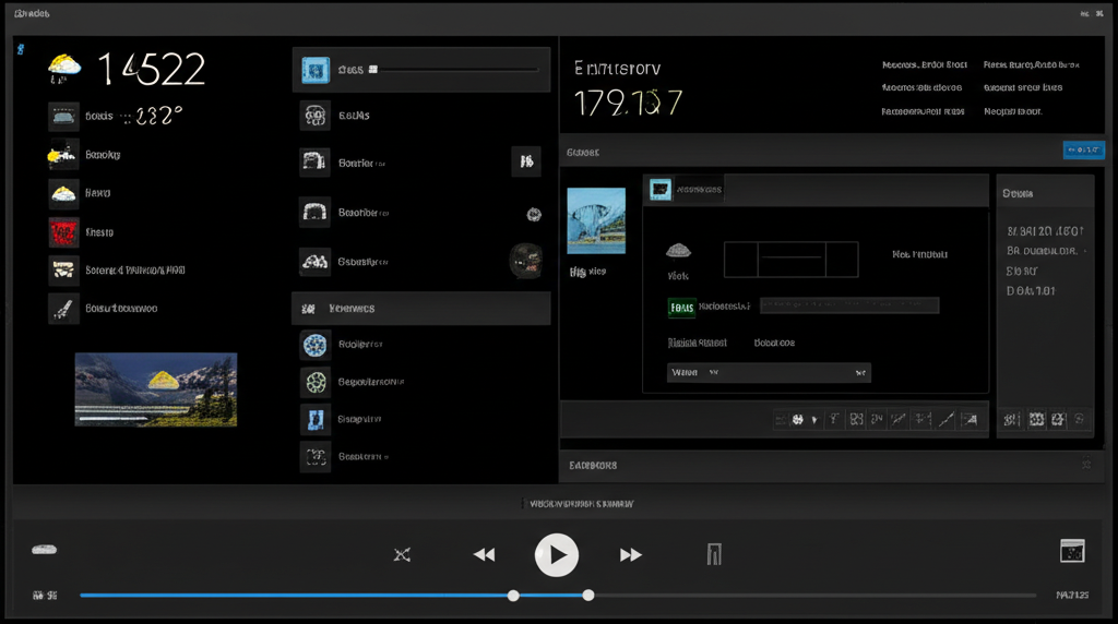 Darkness Falls Rainmeter