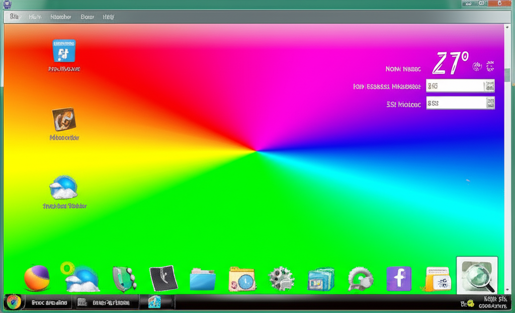 Spectrum Launcher Rainmeter Skin Free Download