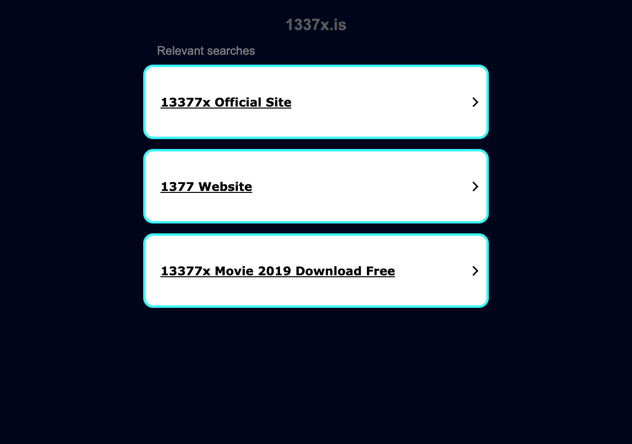 1337x - Top and best torrent site