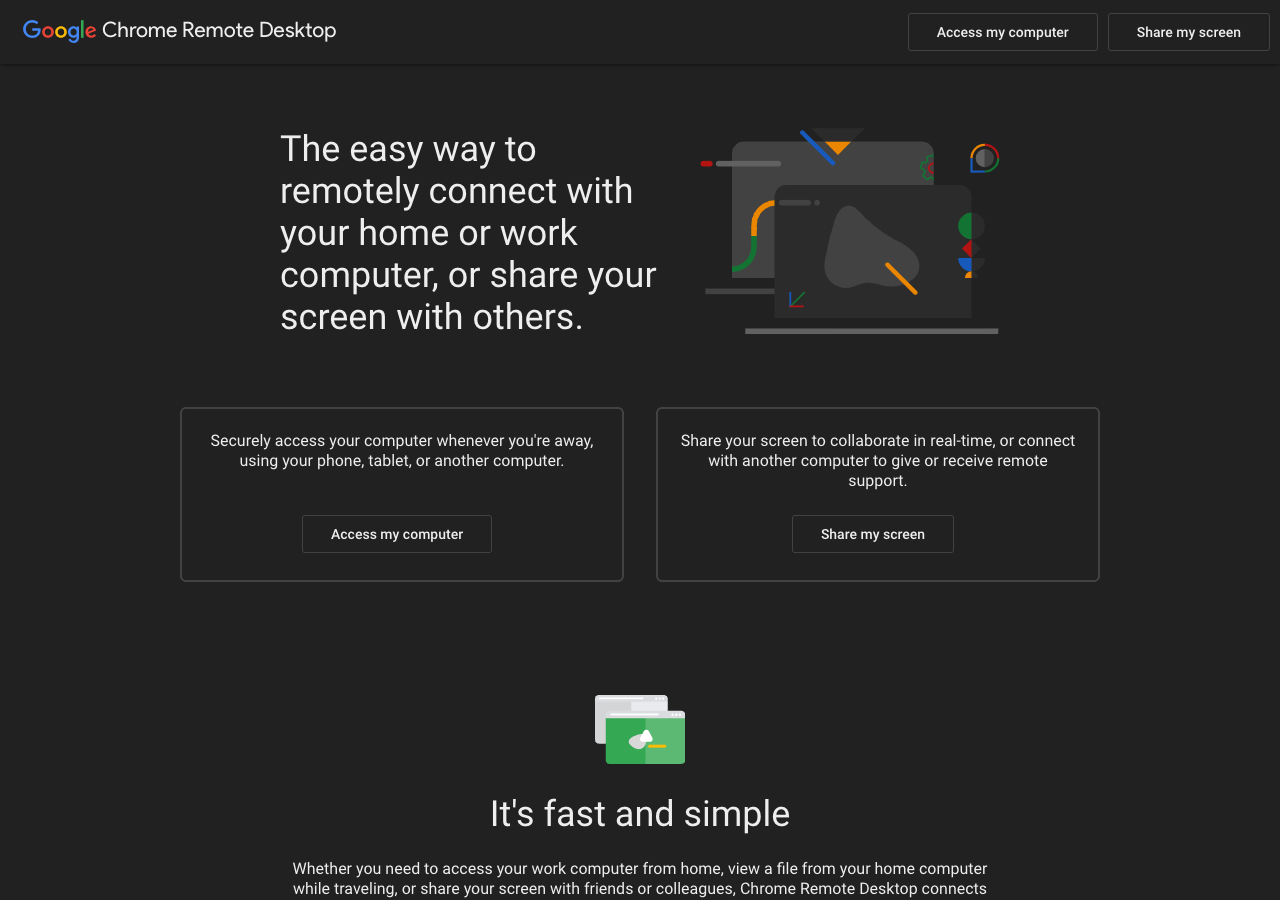 Chrome Remote Desktop - Teamviewer alternative