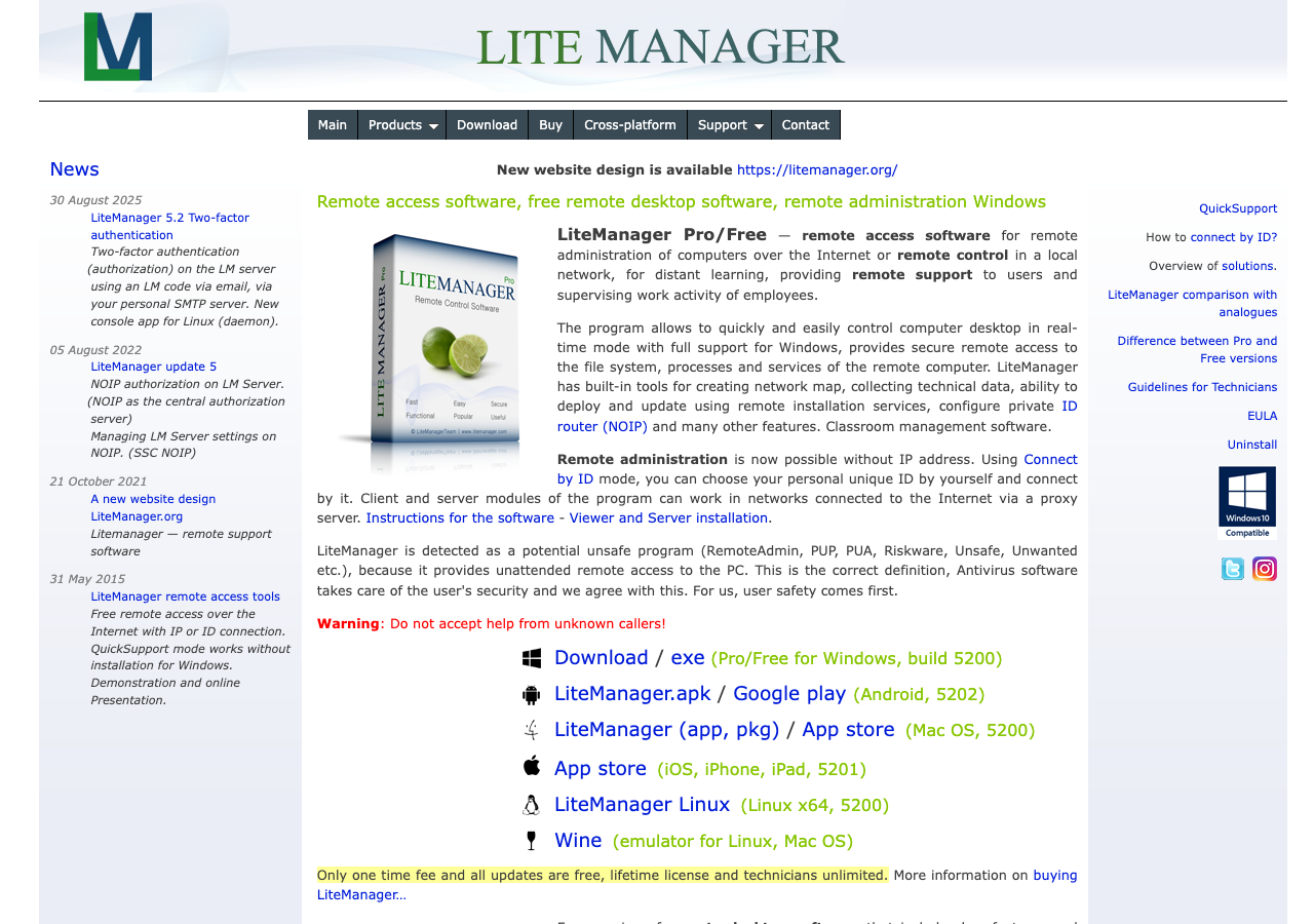 Lite Manager - teamviewer alternative