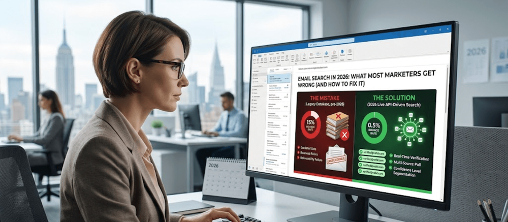 Email Search in 2026: What Most Marketers Get Wrong (And How to Fix It)
