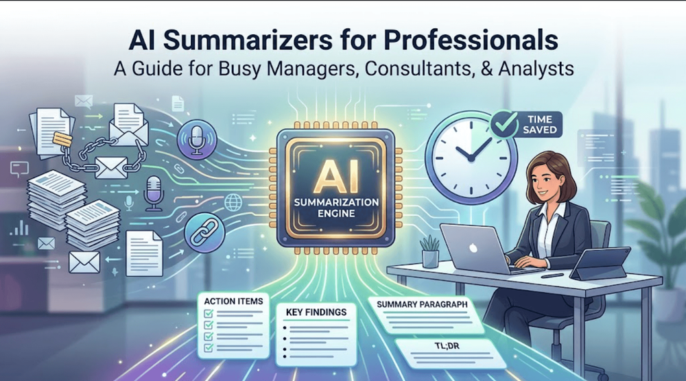 Best AI Summarizer for Busy Professionals in 2026: 6 Tools for Meetings, Reports, and Inbox Overload