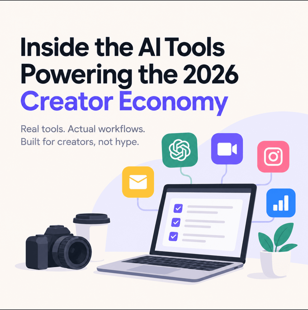 Inside the AI Tools Powering the 2026 Creator Economy