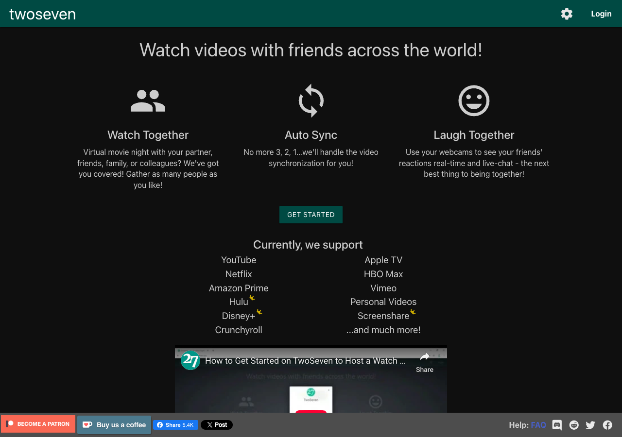 Twoseven - Sites Like Rabb.it